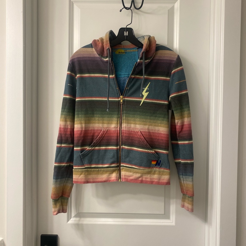 Aviator Nation Hoodie; Size XS